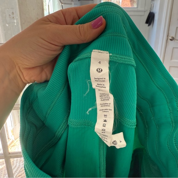 lululemon dance studio mid/rise teal pants - Picture 8 of 8